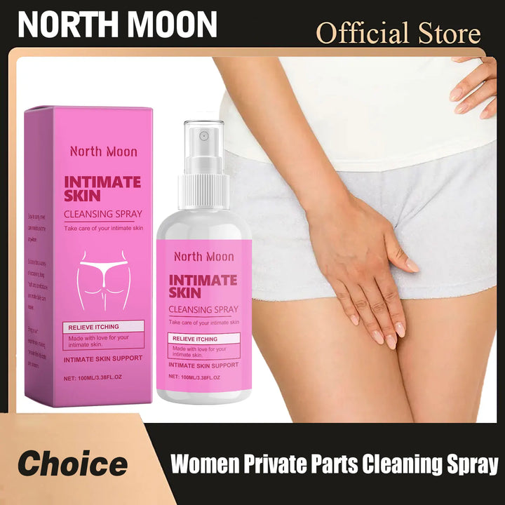 North Moon Women Private Parts Cleaning Spray Improve Shrinking Remove Bad Odor Keep Tightening Hygiene Vagina Moisturizing Oils