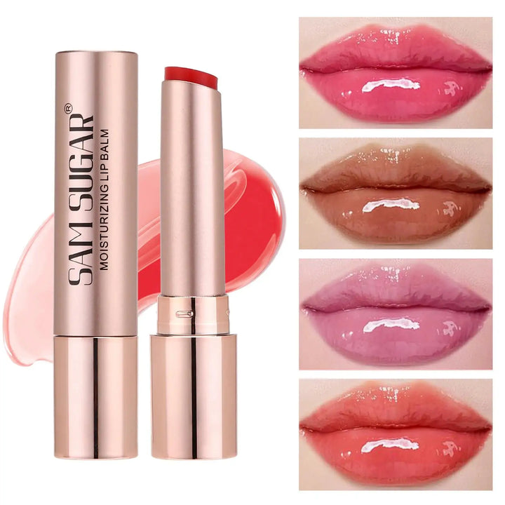 Hyaluronic Acid Lip Balm Overnight Sleeping Mask Moisturizing Anti Chapping Long Lasting Hydration Fades Lip Lines Gloss
