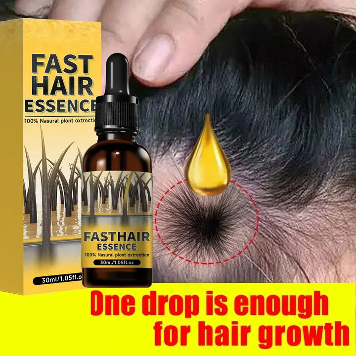 Hair Growth Essential Loss Regrowth Treatment Strengthens Hair Nourishes Scalp Light Weight Non Greasy Improve Scalp Circulation