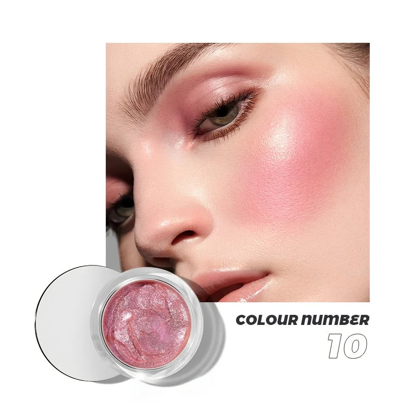 9 colors of liquid highlighter, waterproof  and not easy to fade, multi-functional, cheeks & eyes & face & lips & body