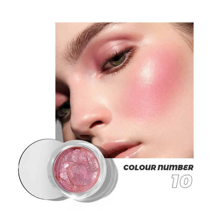 9 colors of liquid highlighter, waterproof  and not easy to fade, multi-functional, cheeks & eyes & face & lips & body