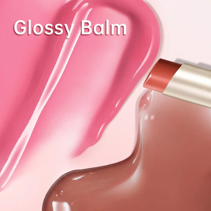 CATKIN GLOSSY LIP BALM Hydrating Lip Stick Lip Tint Lipstick Long Lasting 12H Hydration Moisturize, Protect & Soothe Dry Lips