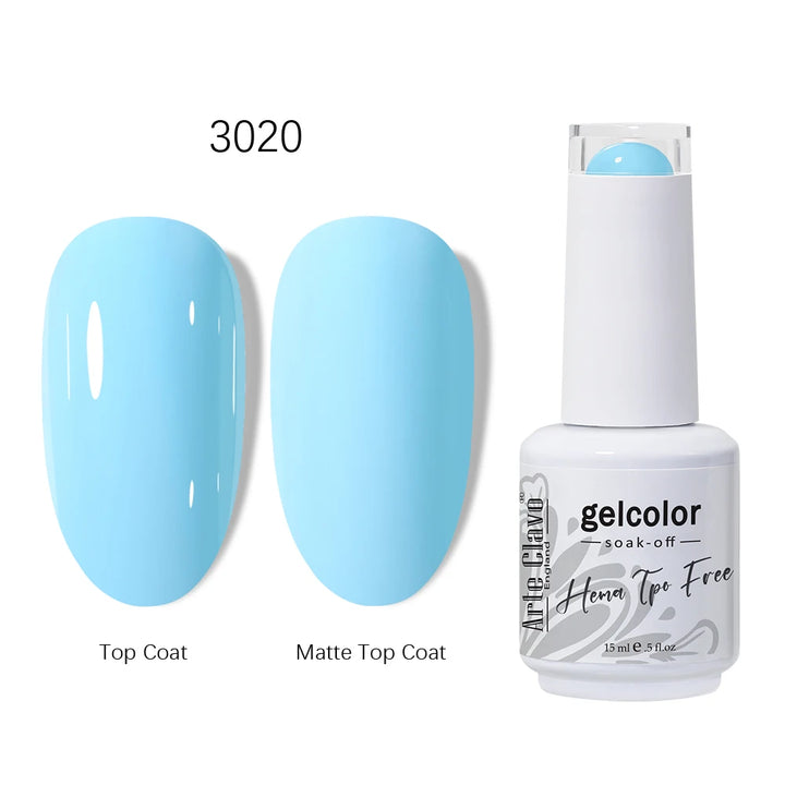 Arte Clavo 15ml HEMA TPO FREE Gel Nail Polish Pink Hybrid Nail Manicure Semi-permanent Enamels Varnish For UV LED Nails Supplies