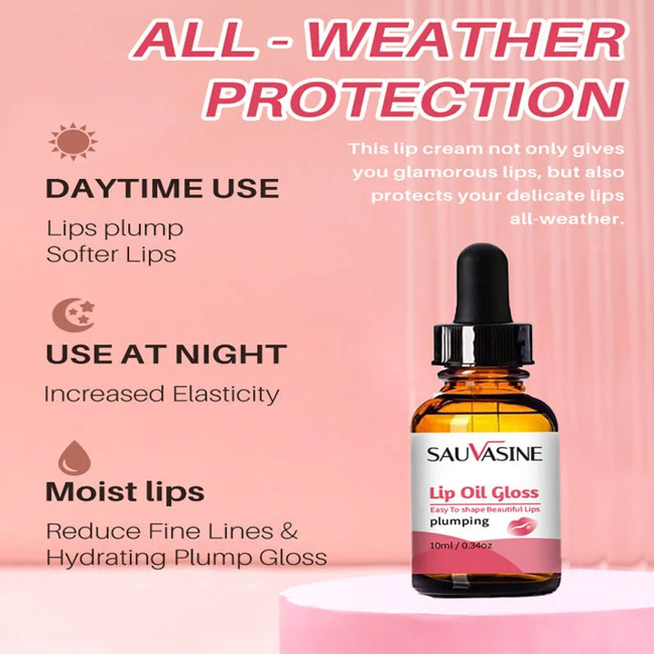 Lip Booster Plumping Serum Oil Hyaluronic Acid Moisturising Sexy Plumping Enhancer Stimulant Free Brightening Lightening Lines