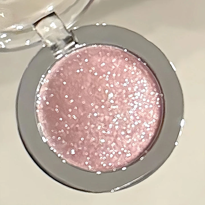 Kakashow Highlighting Cream with Pearl Shine, Fine Glitter, Long-Lasting, Non-Smudging, Eye and Face Brightening, Single Color Highlighting Cream Cosmetics, Valentine's Day Gift