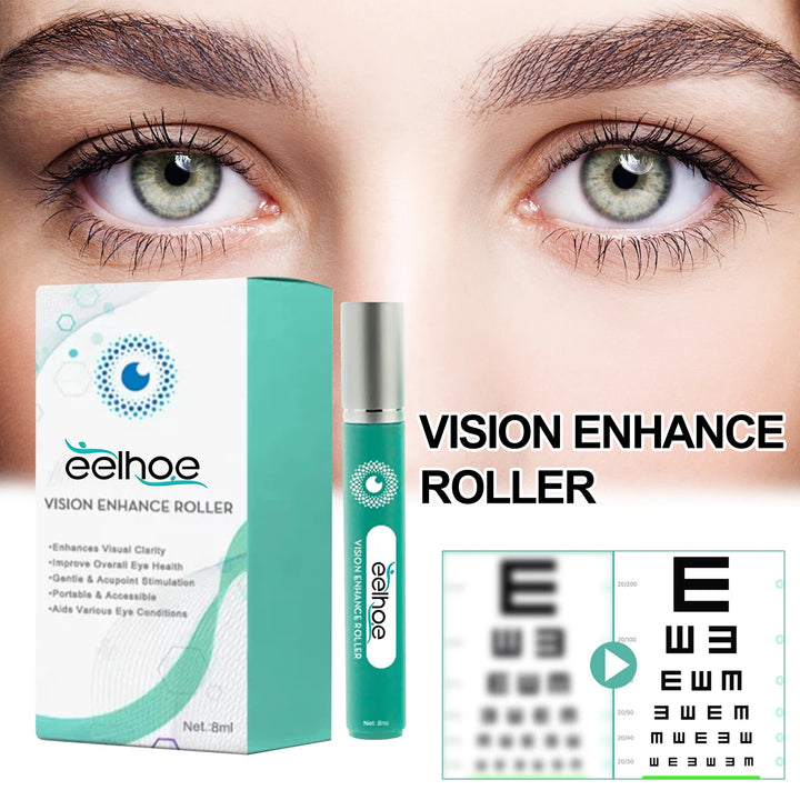 Eye Serum and Massage Roller to Relax the Eyes, Relieve Dryness and Fatigue, And Provide Eye Care Massage Eye Care