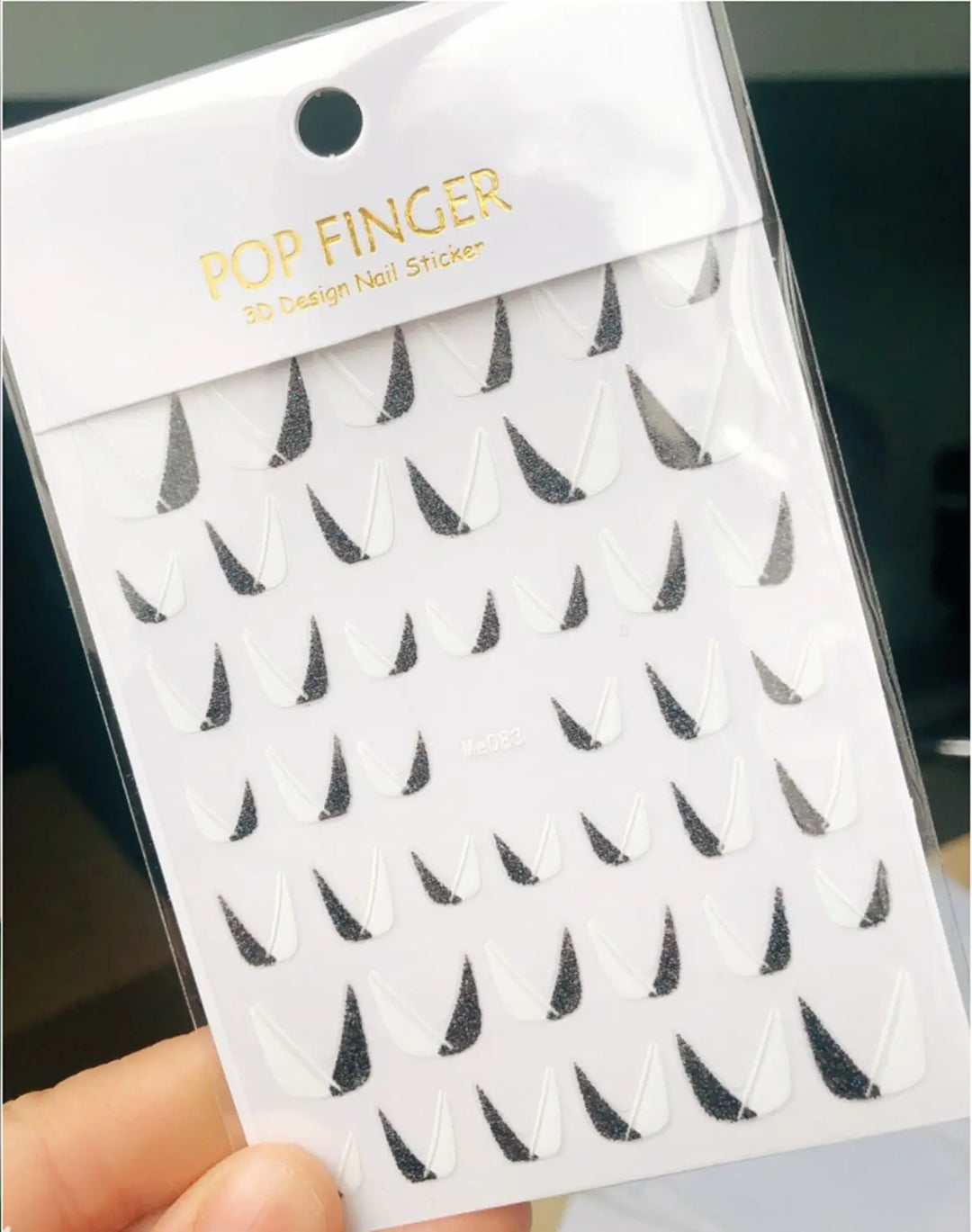 Nail Art Stickers Water Decals Eyes Stripe Nail Art Decorations for Manicure Accessories Press on Nails Foil Stickers and Decals