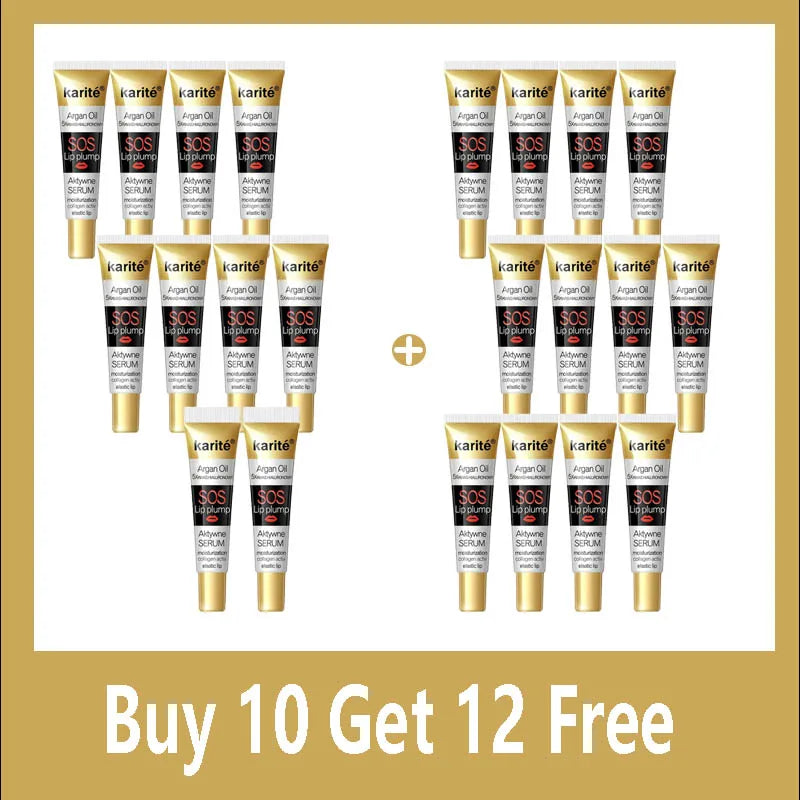 Moroccan Argan Oil Lip Plumping Essence - Moisturizing and Nourishing Lip Balm, Suitable for All Skin Types, Natural Makeup