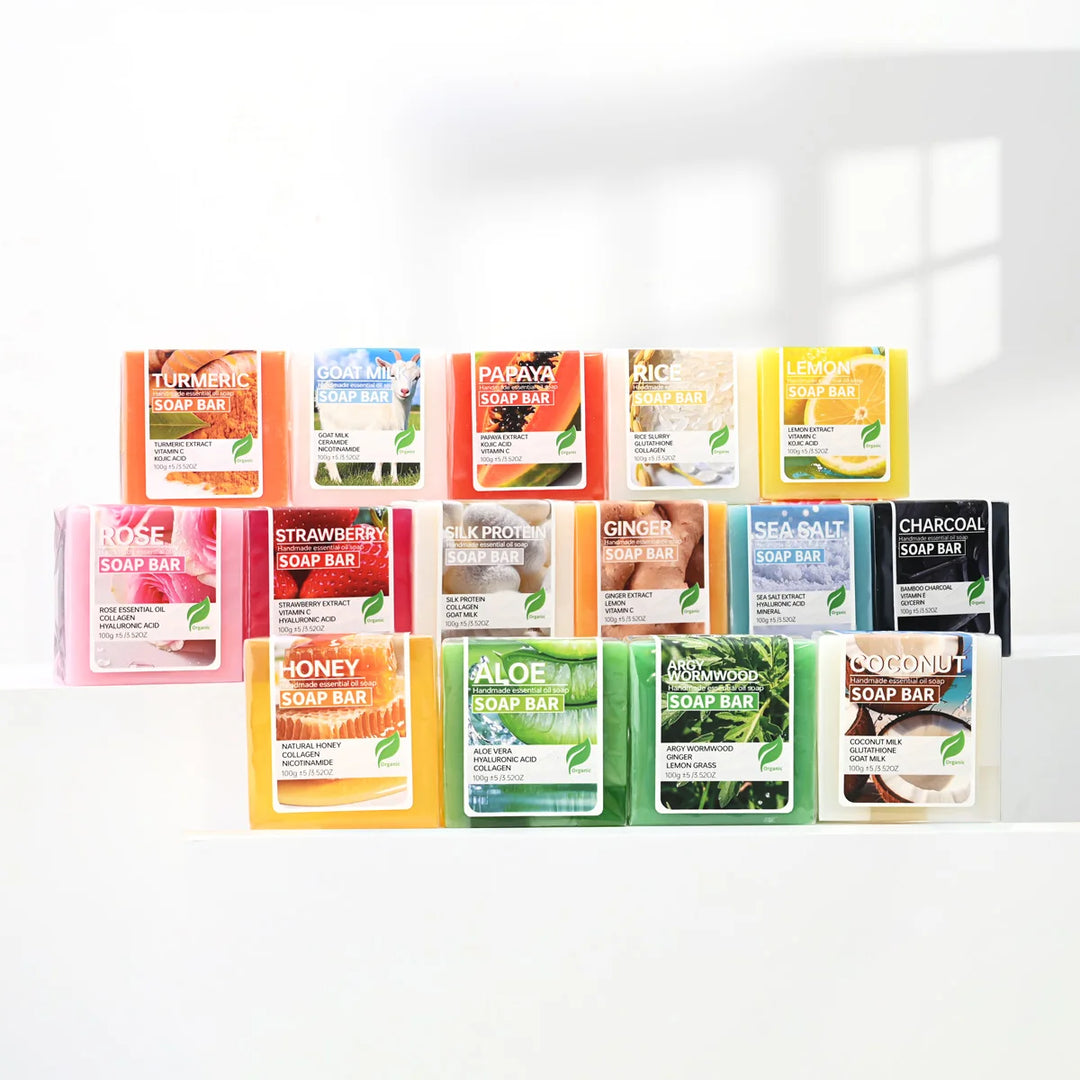 Coconut milk moisturizing soap, glutathione brightening cleansing soap, goat milk nourishing cleansing soap, bath soap, portable