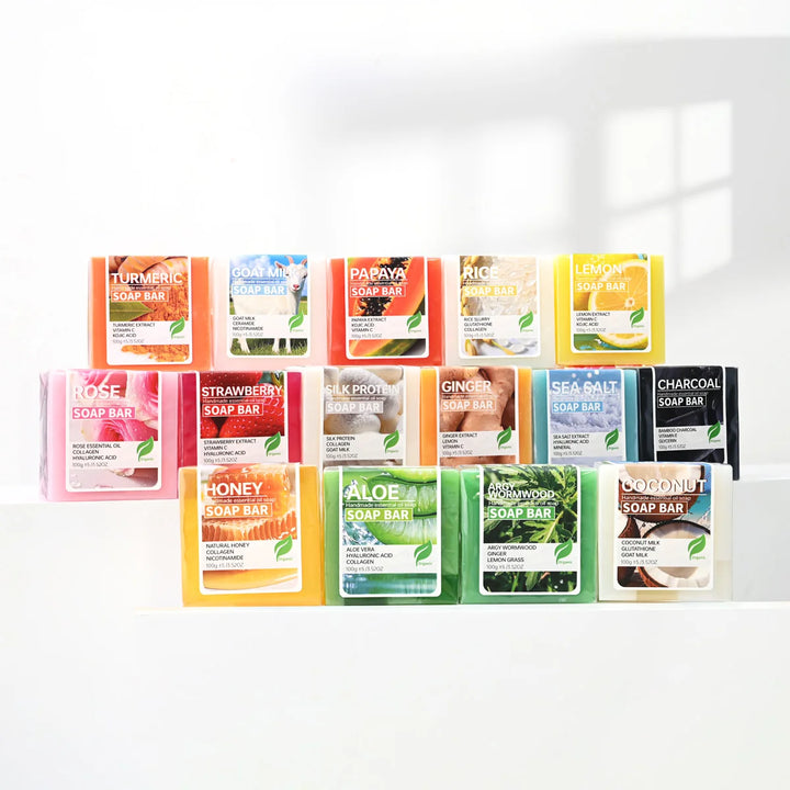 100G silk protein brushed handmade soap, suitable for washing face and bathing all over the body, moisturizes and nourishes the