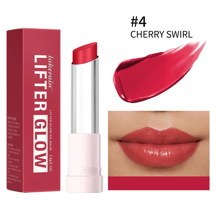 Lifter Glaze Oil Lip Balm with Hyaluronic Acid and Hydrating Oil Blend Lip Balm with 24HRs of Smooth Moisturizing Pink