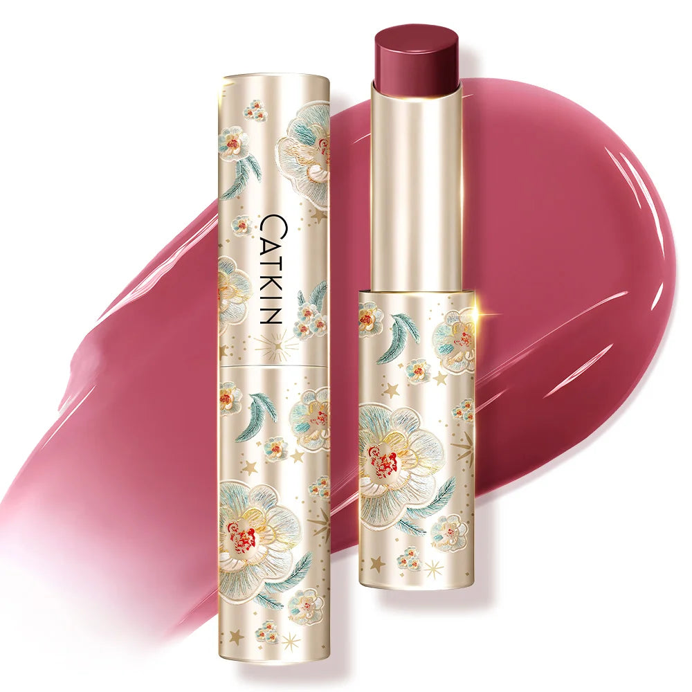 CATKIN GLOSSY LIP BALM Hydrating Lip Balm in 6 Vibrant Colors Moisturize, Protect & Soothe