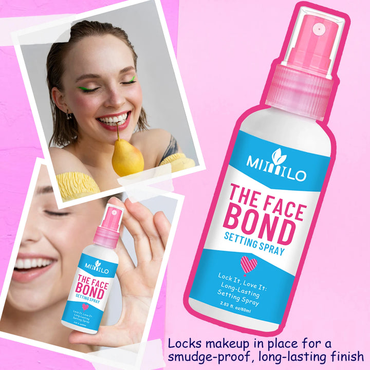 Long Lasting Primer Setting Spray Duo Non Greasy Deep Hydration Smudge Proof Makeup Base Holds Like Glue