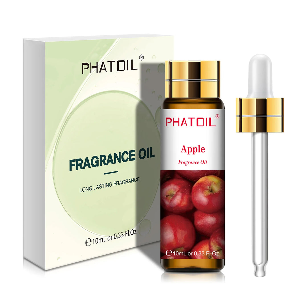 PHATOIL 1/3/9pcs 10ml Fruit Fragrance Oil Peach Strawberry Passion Fruit Cherry Mango Watermelon Apple Aroma Fragrance Oils