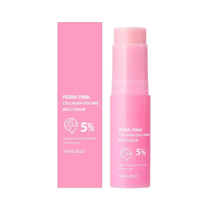 PDRN Collagen Colume Bounce Multi Balm For Face Neck Lip Moisturizing Stick Moisture Under Eye Brightener Glow Korea Skin Care