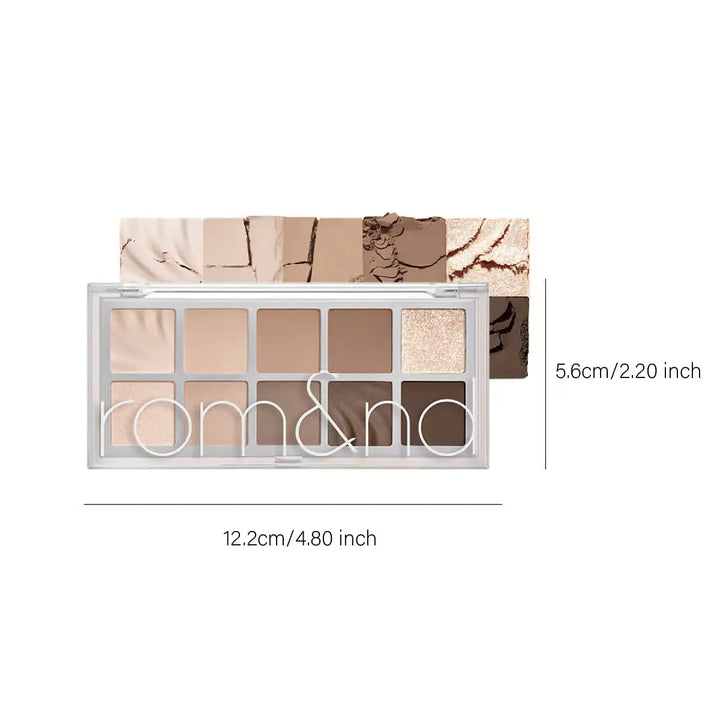 rom&nd BETTER THAN PALETTE,Fine Powder Texture,Long-Lasting Pigmentation,Easy to Blend,Beginner-Friendly,K-Beauty,Korean Makeup