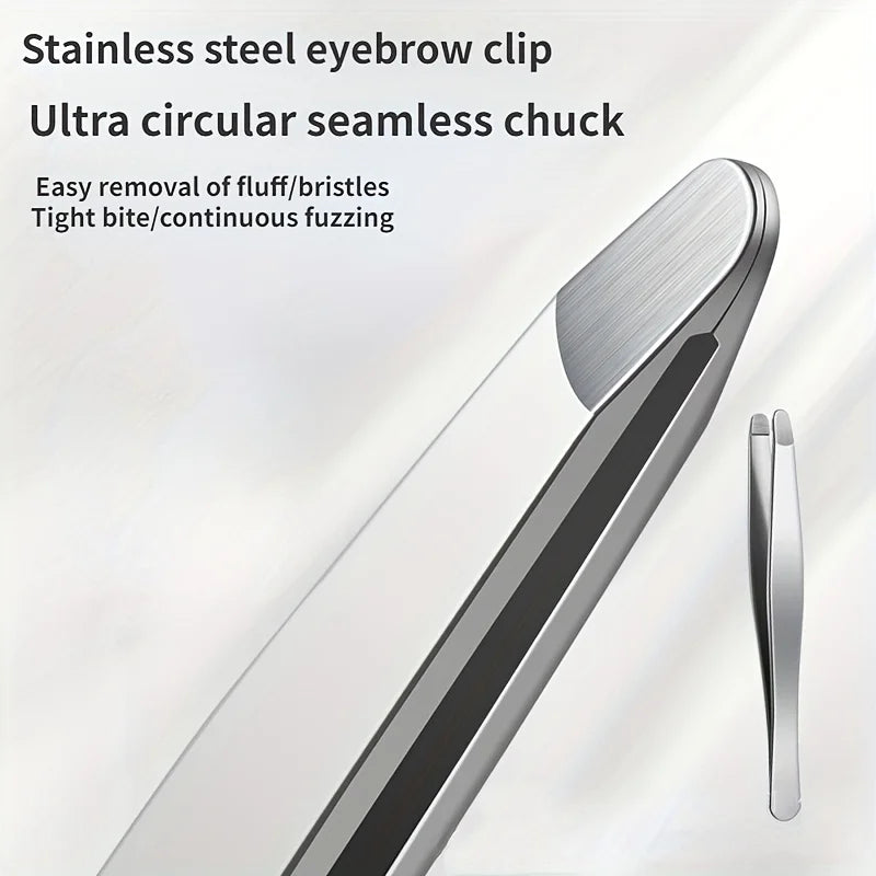 Heavy-Duty Stainless Steel Professional Eyebrow & Facial Hair Tweezers with Sharp Tips - Compatible for Eyebrows, Beards  Gift