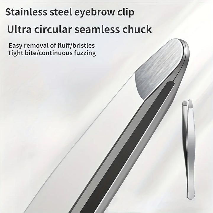 Heavy-Duty Stainless Steel Professional Eyebrow & Facial Hair Tweezers with Sharp Tips - Compatible for Eyebrows, Beards  Gift