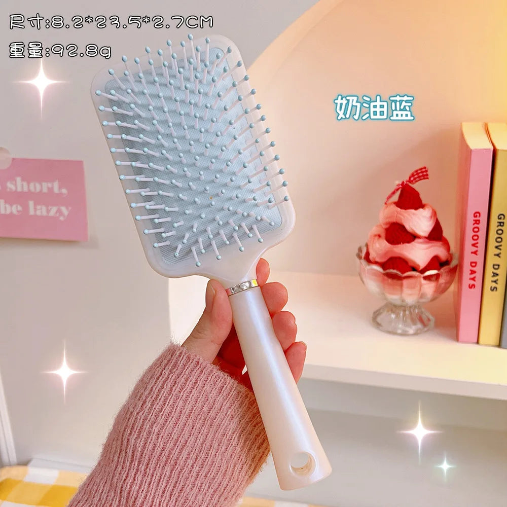 9 Styles Scalp Massager Air Bag Comb Compact Plastic Anti-static Multi-use Paddle Brush Fashion Hair Comb Household Supplies