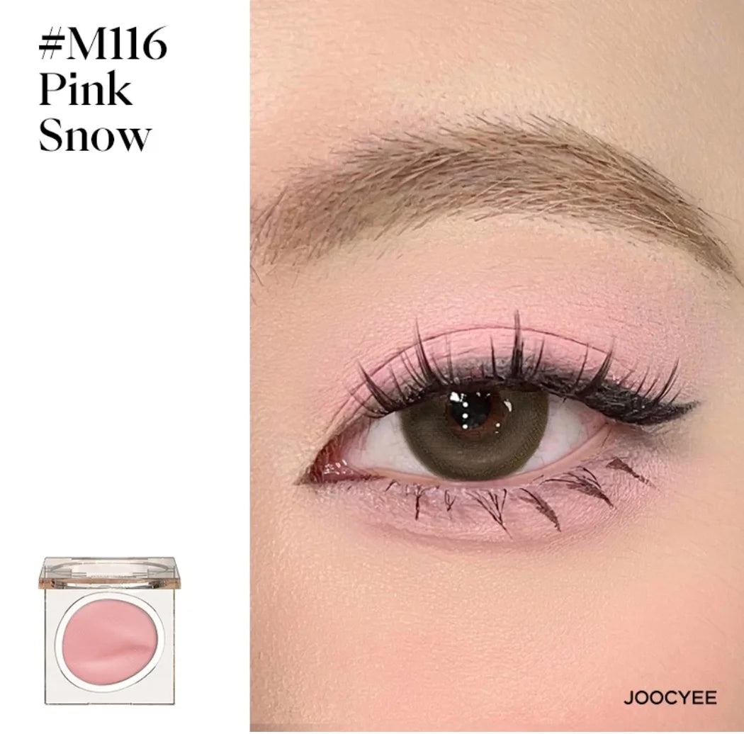 JOOCYEE Eyeshadow Single eye shadow Long-lasting blusher Natural Easy to blend matte smoked daily portable Makeup Cosmetics
