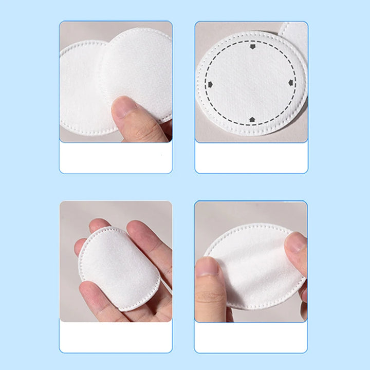 100PCS/Bag Disposable Cotton Pad Cosmetic Wipes Nail Art Clean Round Cotton Pads Soft Daily Supplies Facial Makeup Remover Tool