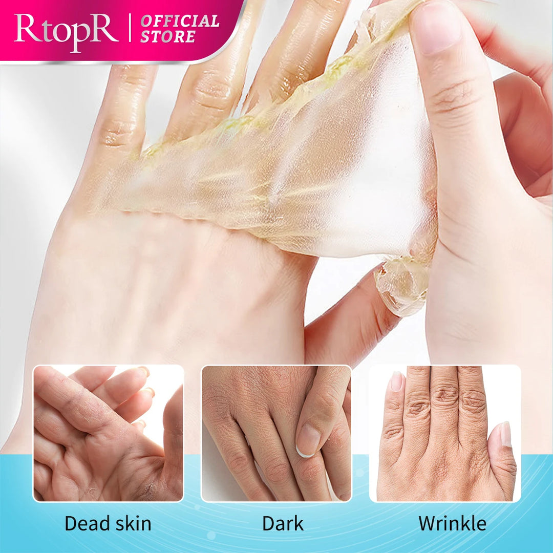 Mango Moisturizing Hand Wax Repair Exfoliating Calluses Acid Anti-Aging Hand Cream Care Scrub Hand Mask Paraffin Hand Therapy