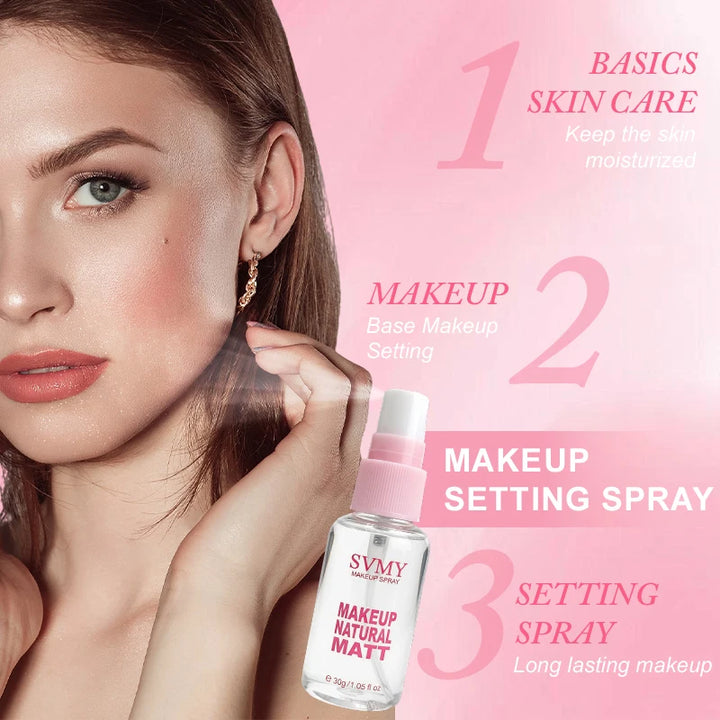 1/2pcs Star Flash Quicksand Makeup Setting Spray,Long-Lasting Makeup Fixer,Matte& Dewy Finish,Oil Control & Hydrating Waterproof