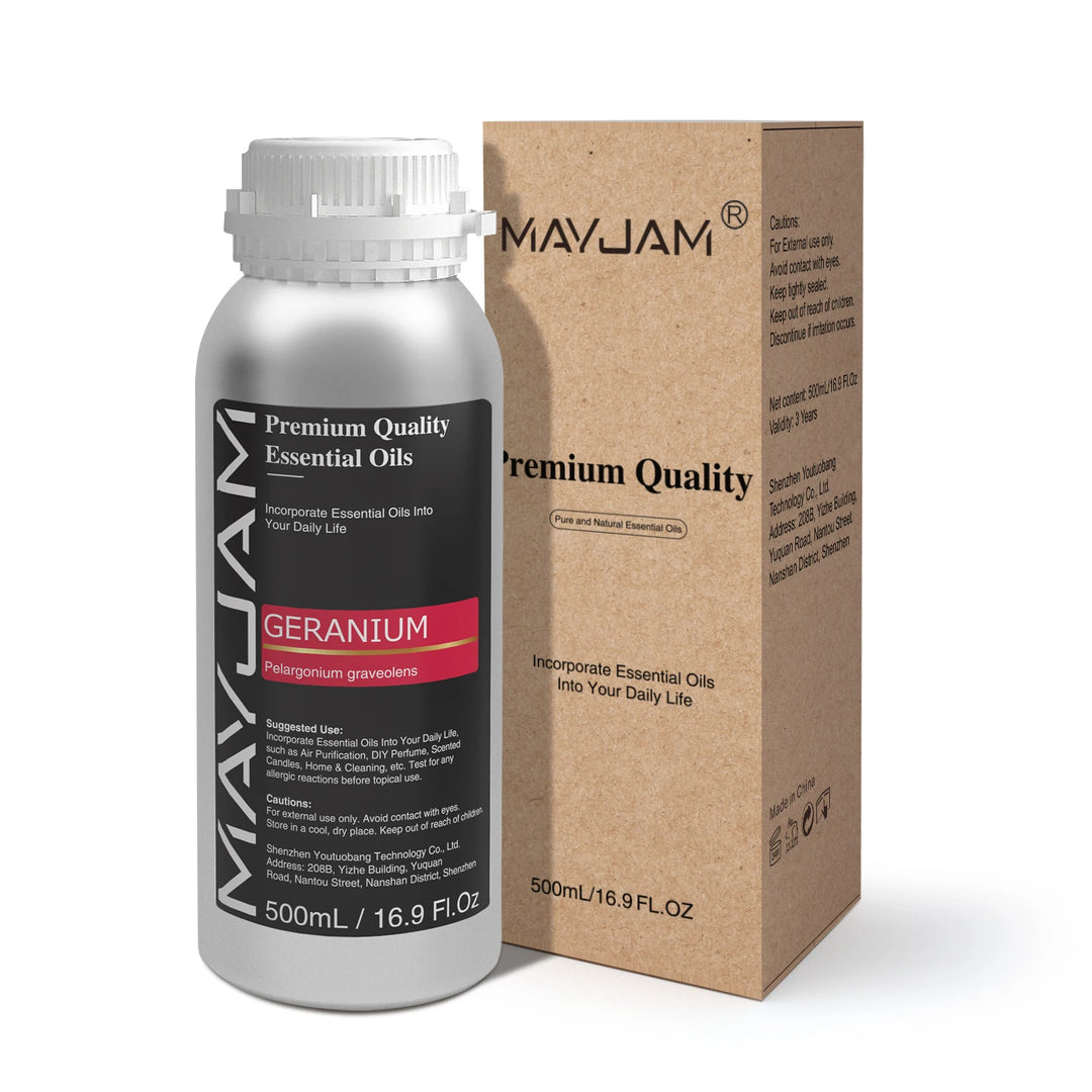 MAYJAM 500ML Pure Natural Essential Oil For Humidifier Diffuser Jasmine Lavender Vanilla Eucalyptus Bergamot Lemon Aroma Oils