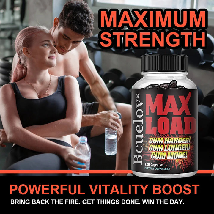 Men's Energy Supplement - Daily Energy Supplement, Supports Muscle Mass, Energy and Vitality,Non-GMO