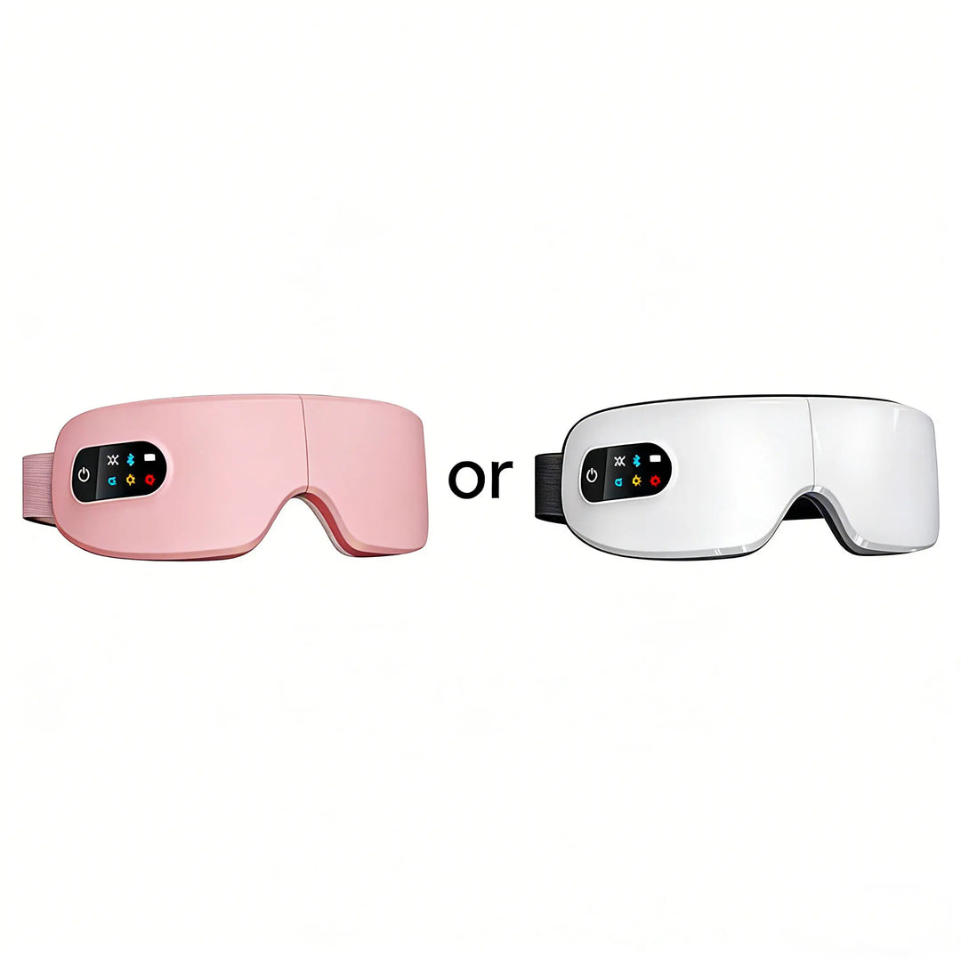 Electric Eye Massager Smart Bluetooth Air Pressure Hot Compress Vibration Massage Glasses Foldable Bluetooth Music Eyes Massage