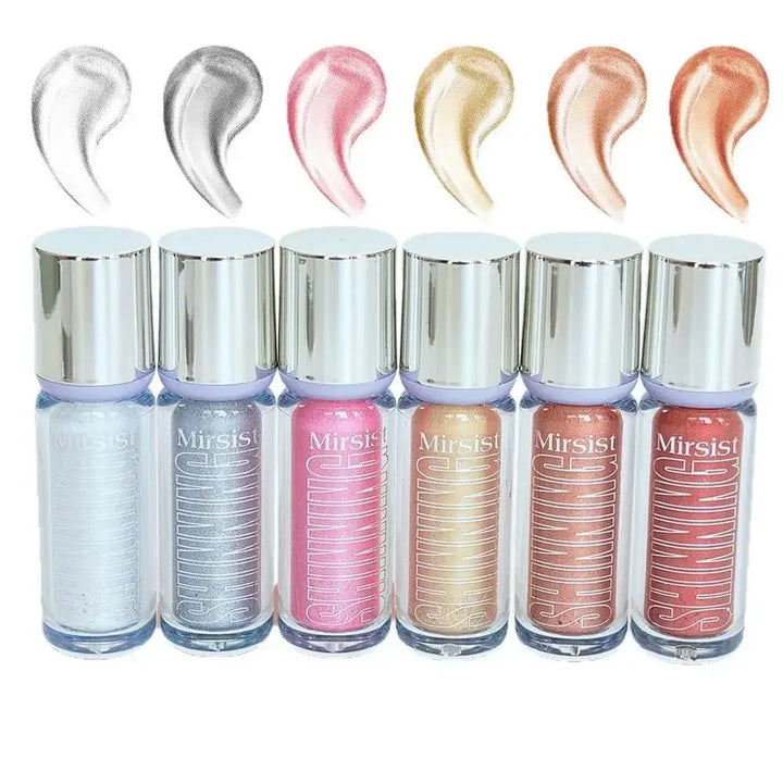 Pearlescent Diamond Liquid Highlighter Brightening Concealer Multifunction Contour Smooth Moisturize Face Body Makeup
