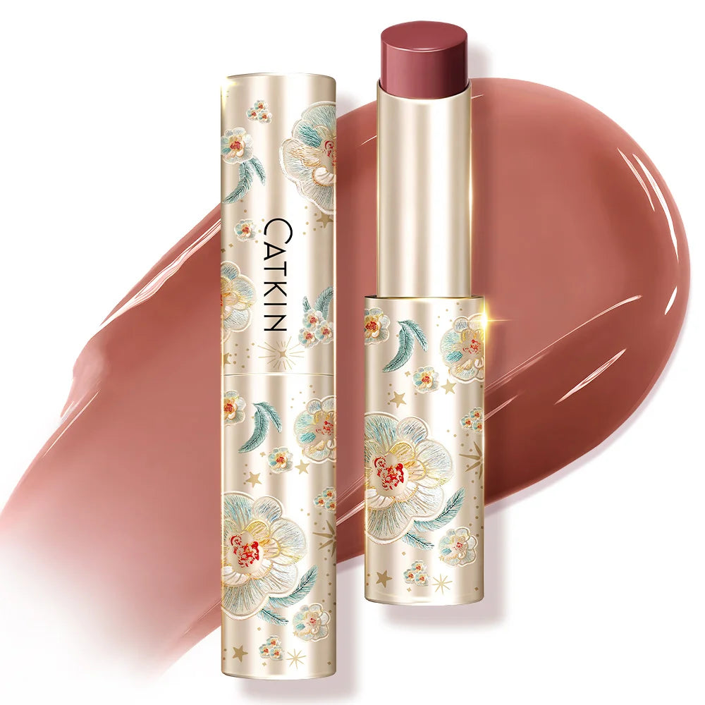 CATKIN GLOSSY LIP BALM Hydrating Lip Balm in 6 Vibrant Colors Moisturize, Protect & Soothe
