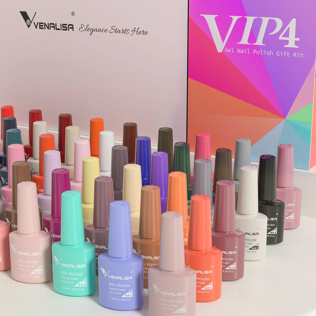 Venalisa VIP4 Nail Gel Polish 7.5ml TPO FREE Soak Off UV LED Gel Varnish Full Coverage Super Texture Gorgeous Nail Manicure