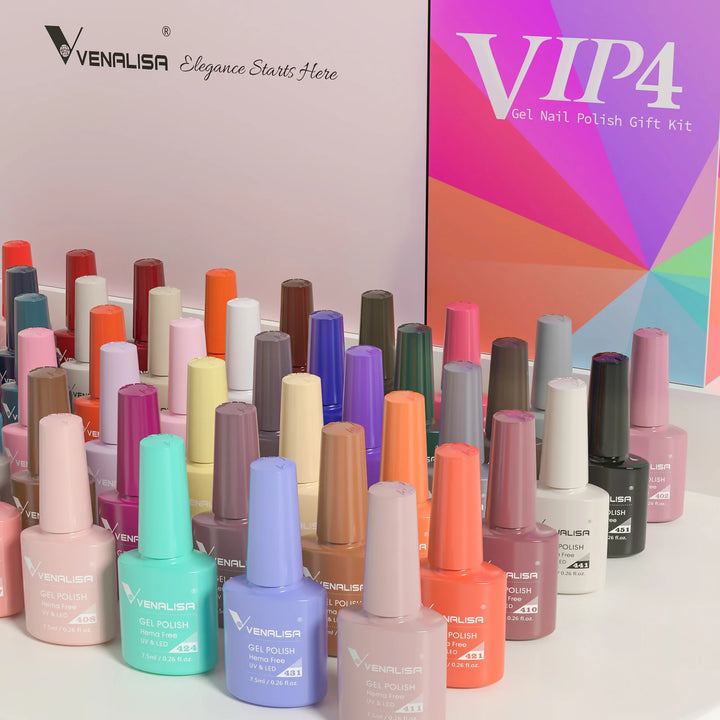 Venalisa VIP4 Nail Gel Polish 7.5ml TPO FREE Soak Off UV LED Gel Varnish Full Coverage Super Texture Gorgeous Nail Manicure