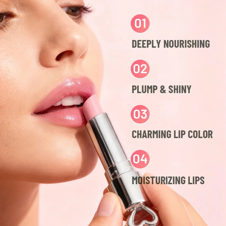 Moisture Lip Balm Hydrating Color Change Nourishing Repair Dark Lines Brightens Jelly Glossy Water Based Tint