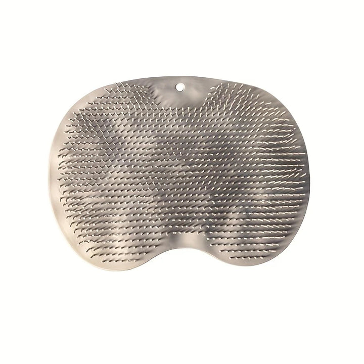 Foot Wash Brush Rub Back with Sucker Brush Bathroom Tool Foot Massage Pad Shower Massage Mat Exfoliating Bath Pad Bath Sponge