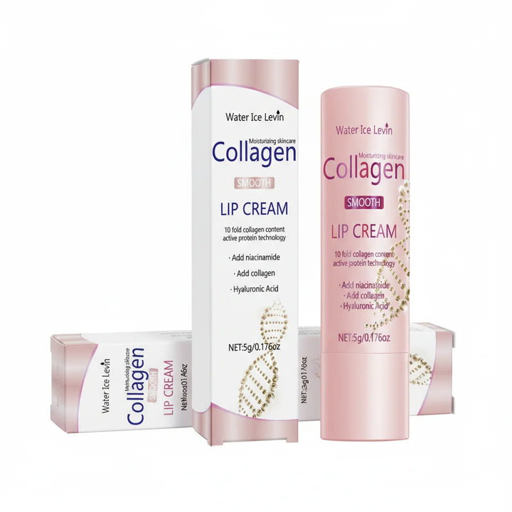Lip Cream with Collagen, Niacinamide & Hyaluronic Acid - Moisturizing & Firming Lip Care, Smooth Lips