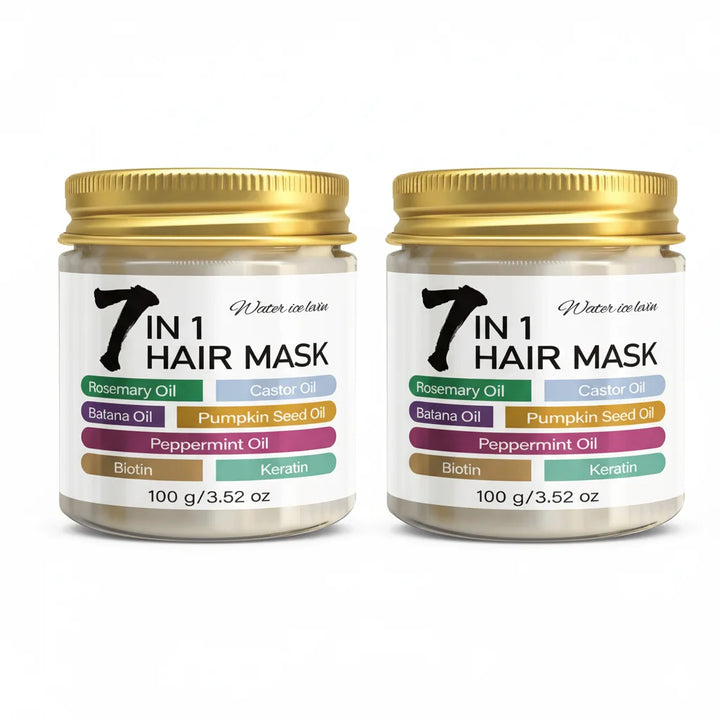 Rosemary & Castor Oil Hair Mask with Keratin, Batana & Peppermint Oil Smoothing Nourishing Treatment for Dry Hair 100g