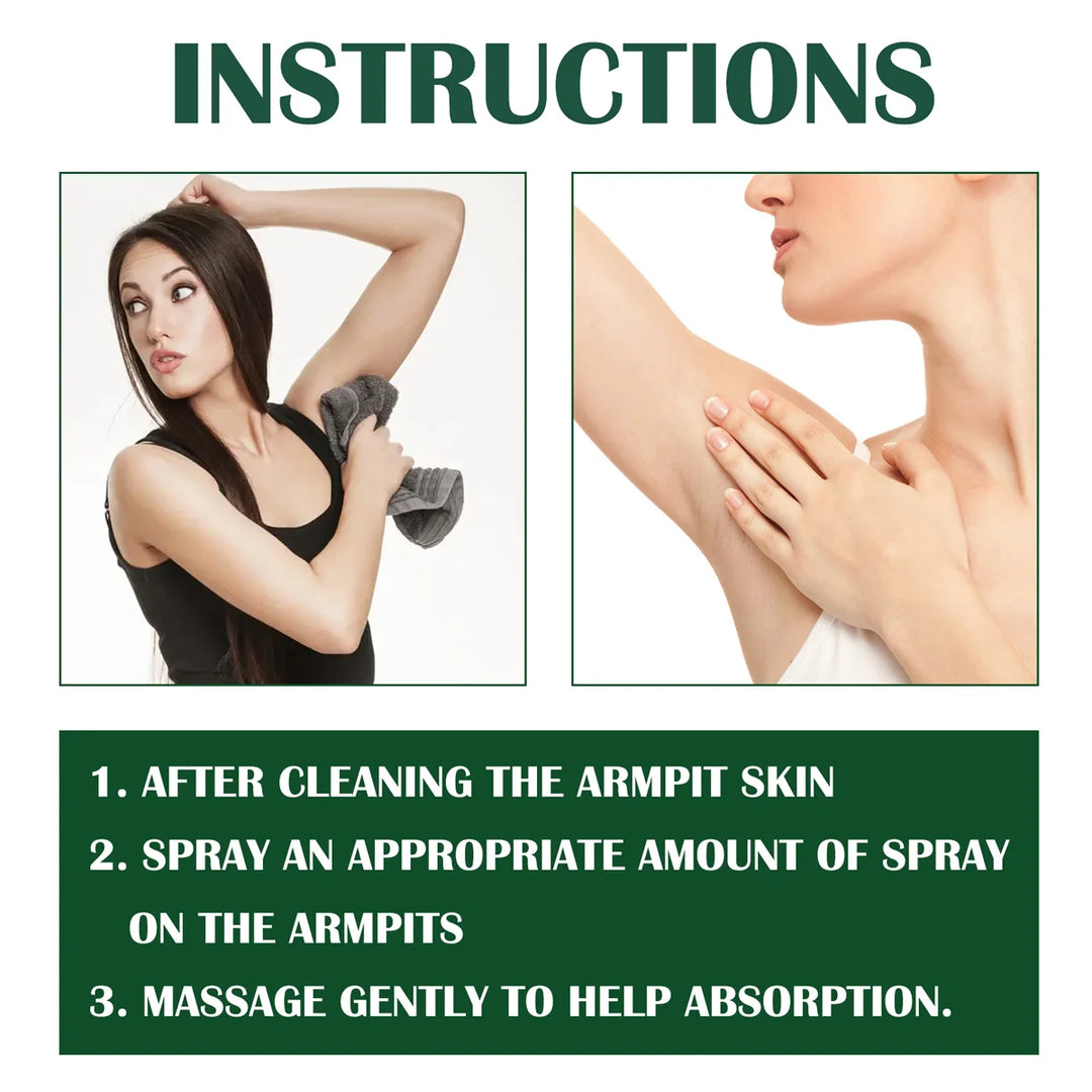 Herbal Essence Deodorant Cream - Anti-Allergic, Long-Lasting Freshness, Moisturizing, Suitable for Armpits and Whole Body, All Skin Color Skin, Portable, Unisex