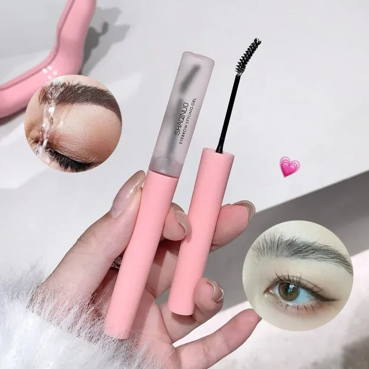 Waterproof Transparent Gel Eyebrow Styling Cream Lasting Fixing Brow Enhancers Makeup Clear Liquid Eyebrow Sealed Layer Cosmetic