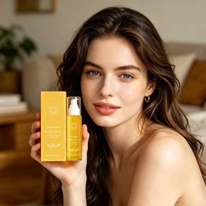 Body Oil For Glowing Skin Women Moisturizing Brighten Deep Hydration Enhance Elasticity Anti Cellulite Original Essential Oils