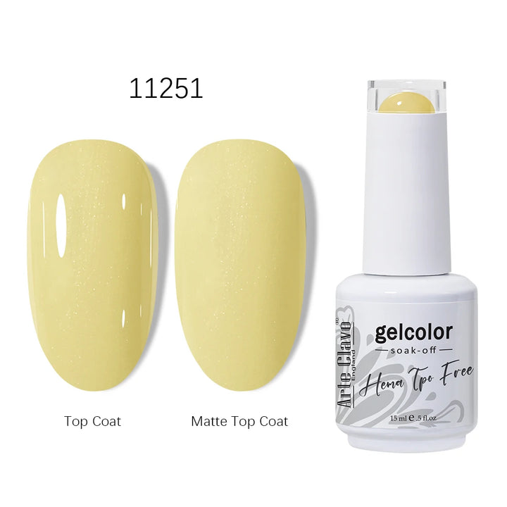 Arte Clavo 15ml HEMA TPO FREE Gel Nail Polish Pink Hybrid Nail Manicure Semi-permanent Enamels Varnish For UV LED Nails Supplies