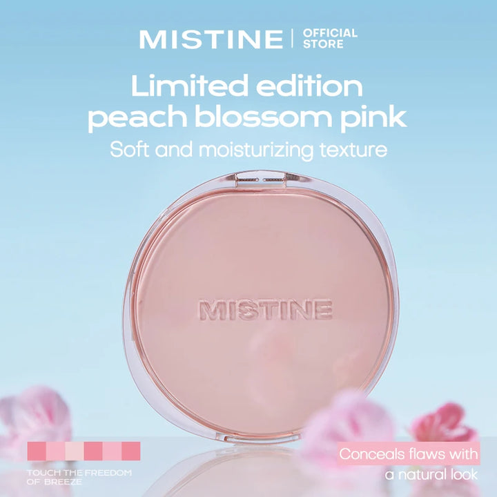 Mistine Foundtion Air Cushion with Natural Dewy Finish Makeup Moisturize Nourish Powdered Cream for Combination Skin 13g 1pc