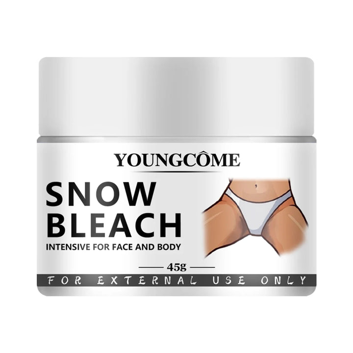 Body Whitening Bleach Cream Brighten Underarm Elbow Knees Joint Removal Intimate Parts Dark Spots Melanin Snow Bleach Cream 45ml