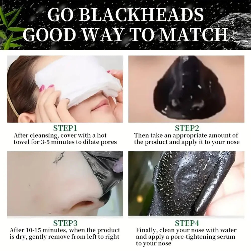 Viral Charcoal Black Mask: Deep Purifying + Pore Minimizing Effect | Bamboo Carbon