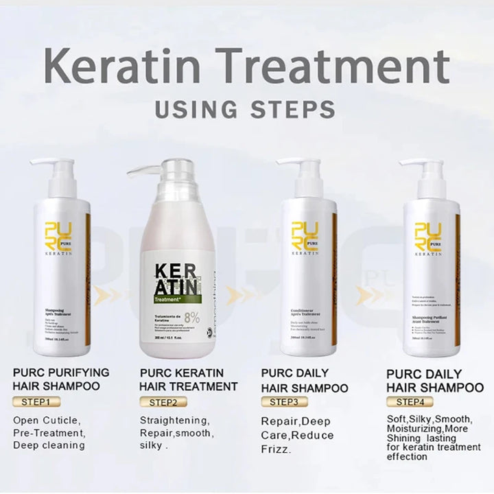 PURC Daily Conditioner Keratin Post-straightening Treatment Nourishes & Hydrates Hair Mask 300ml