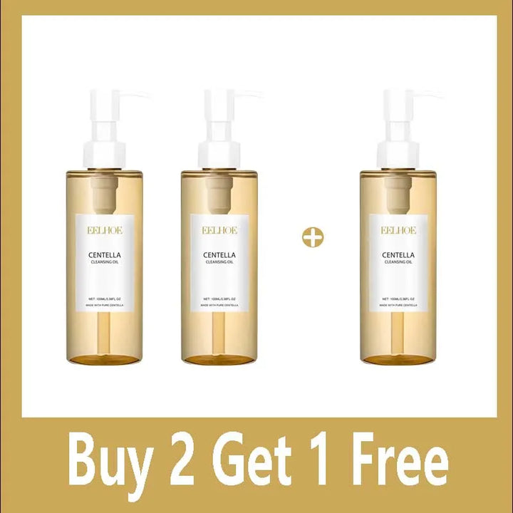 Cleansing Remover Oil Facial Makeup Remover Moisturizing Face Refresher Cleaning Centella Asiatica Extract Vitamin E Oil