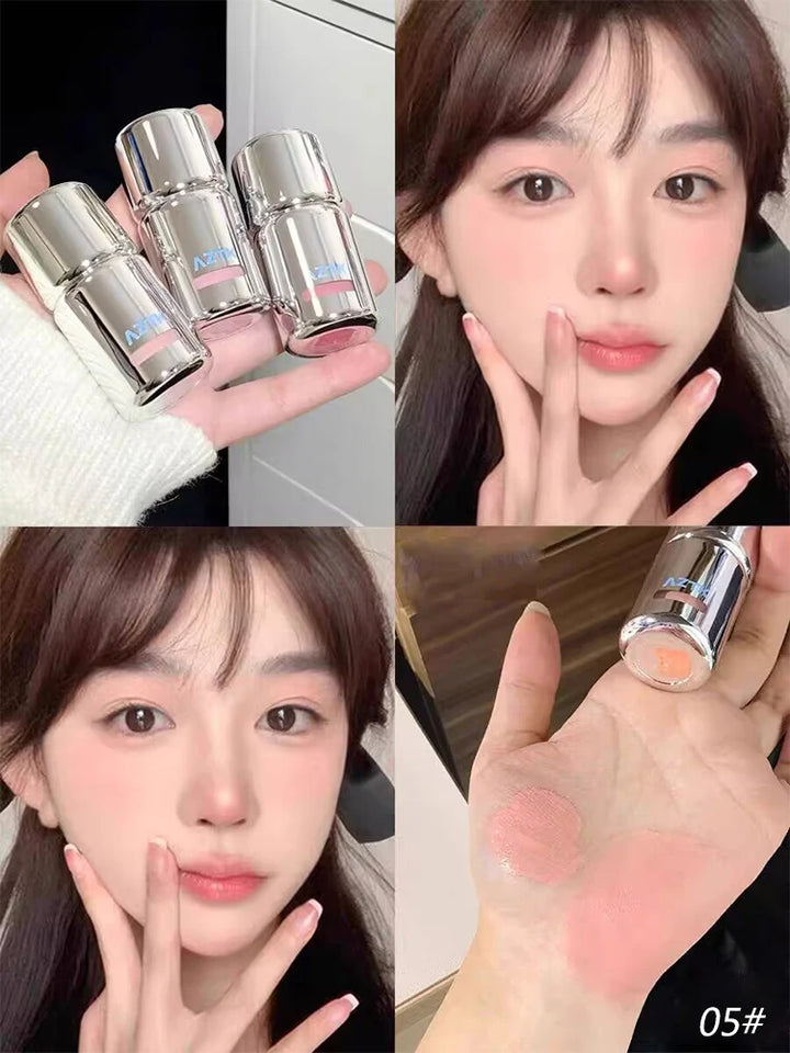 AZTK Liquid Blusher Jelly Color Chinese Blusher Makeup JC04 Aztk Brighten Face Nude Pink Purple Tint Blush Matte Rubores Rouge