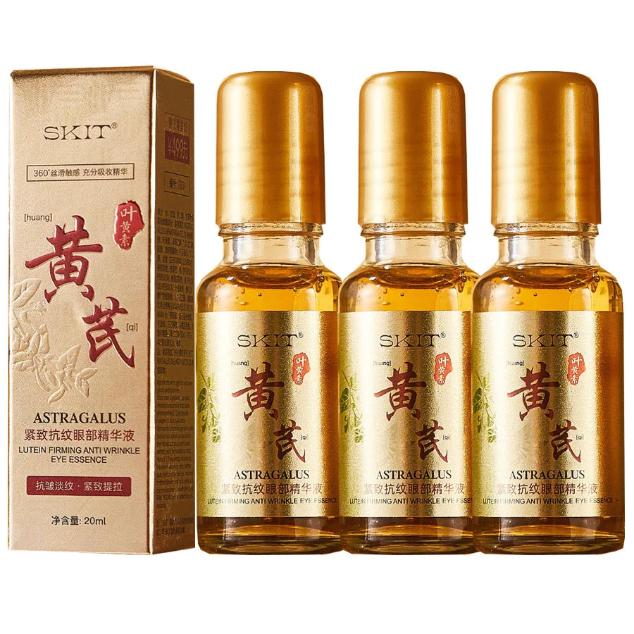 Chinese Astragalus Anti-Wrinkle Firming Eye Serum Anti Dark Circles Removal Eye Bags Moisturizing Eye Essence Eyes Skin Care