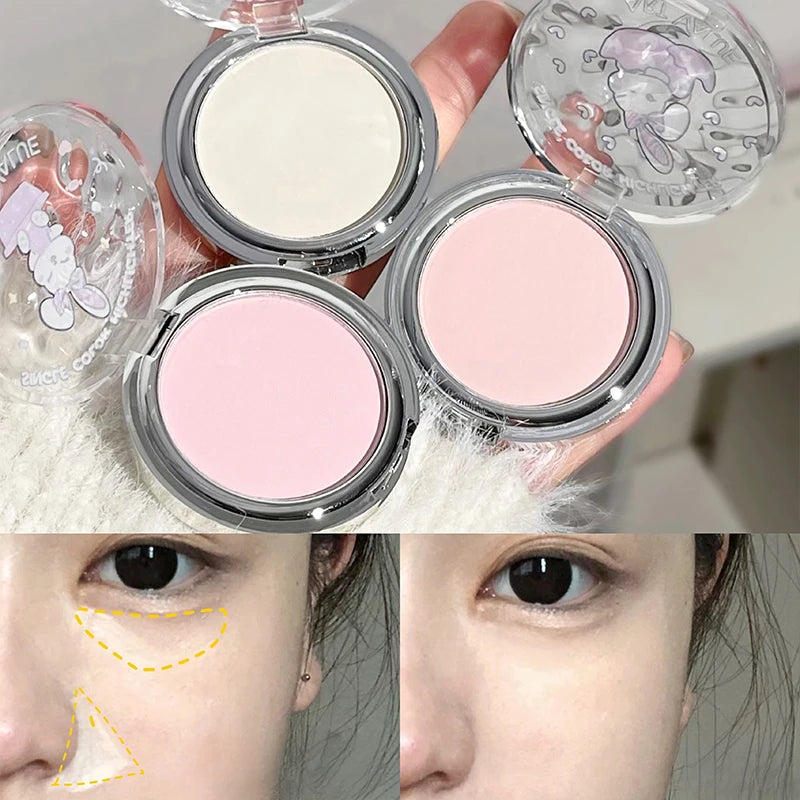 ART VALUE Face Highlighter Palette Matte Contour Concealer Brightening Beige Highlights Eyes Lying Silkworm Powder Makeup Beauty